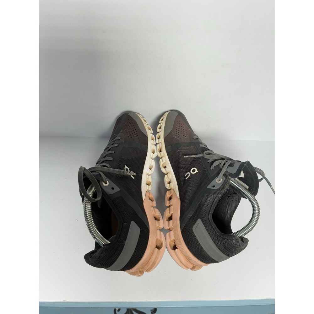 On Running Cloudswiss Shoes Women's US 8.5 Black Peach CloudTec Runners - Picture 3 of 9